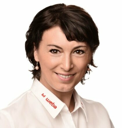 Eva Hudcova, Assistentin des Betriebsleiters der weba Olomouc, Porträtfoto